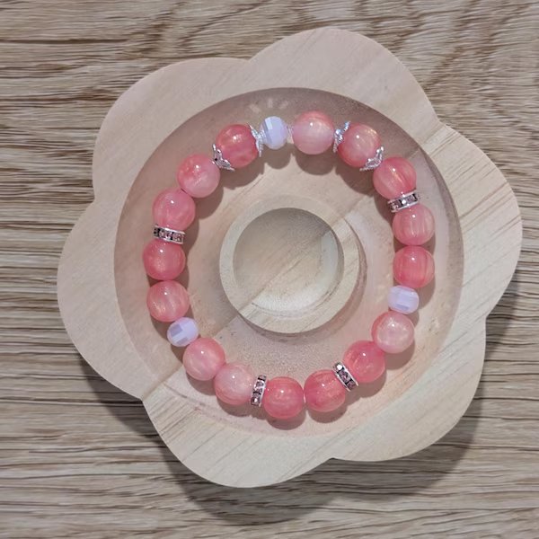 Pearl Crystal Mandala Keychain