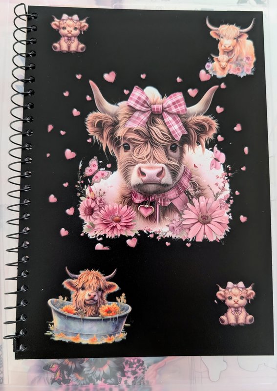 A5 Notebook - Highland Cow