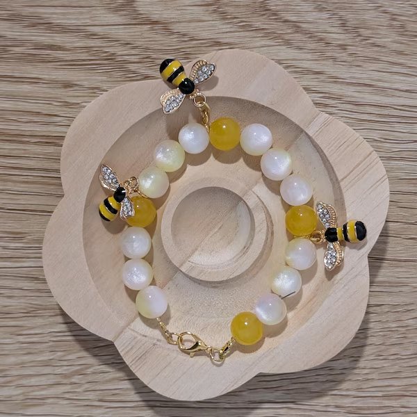 Butterfly Gemstone Keychain