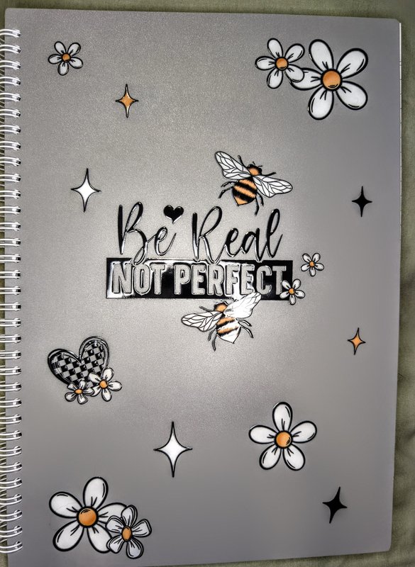A4 Notebook - Be real not perfect