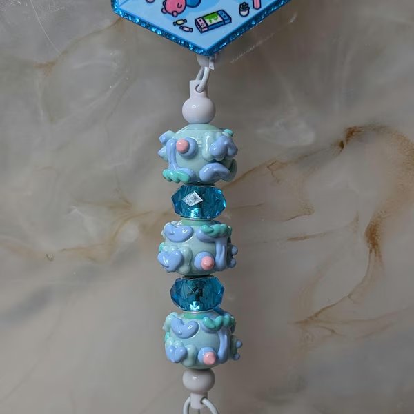 Care Bear Beaded Badge Reel
