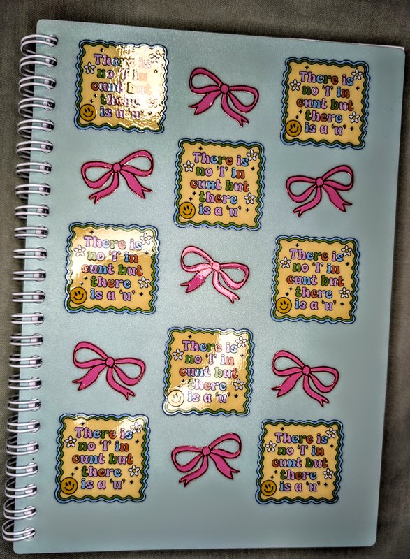 A5 Notebook- funny C*nt