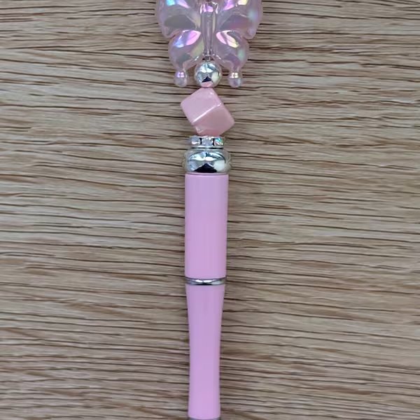 Butterfly Charm Beaded Pen