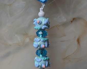Care Bear Beaded Badge Reel